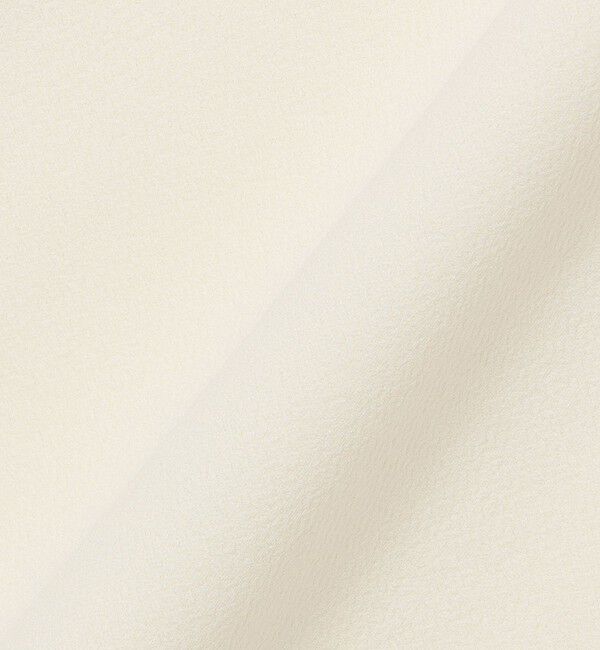 quaranciel「〈手洗い可能〉カットジョーゼット ハーフジップ クルーネック プルオーバー」|Tシャツ・カットソー|