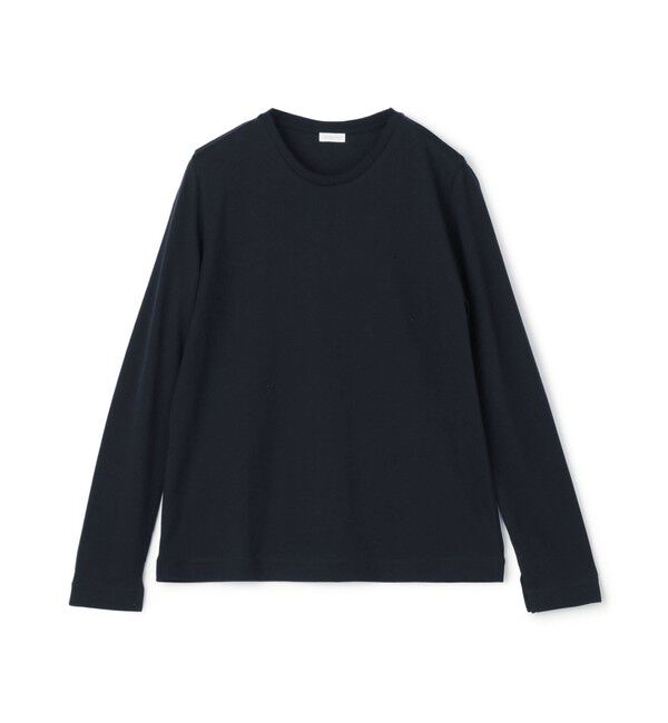 GALERIE VIE「パウダーコットン クルーネックプルオーバー」|Tシャツ・カットソー|69 ネイビー