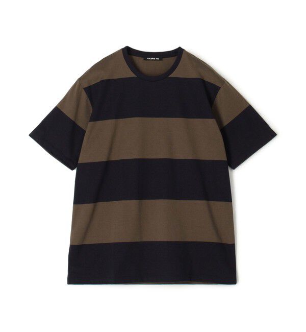 GALERIE VIE「ファインコットン ハーフスリーブTシャツ」|Tシャツ・カットソー|66 ブルー系
