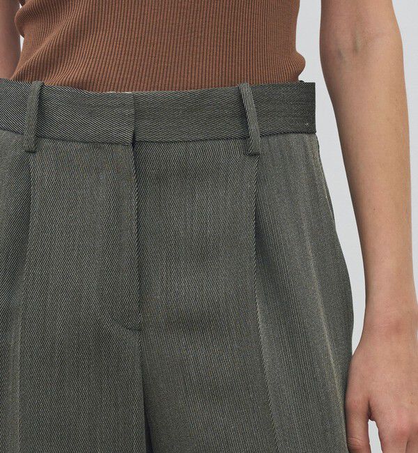 DES PRES「ハイツイストカルゼ ワンタックパンツ」|スラックス|