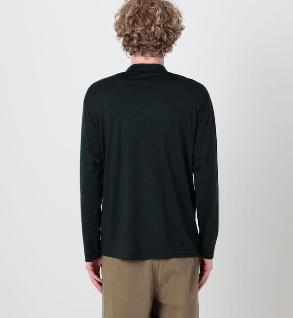 TOMORROWLAND MENS「Super100'Sウォッシャブルウール モックネックカットソー」|Tシャツ・カットソー|
