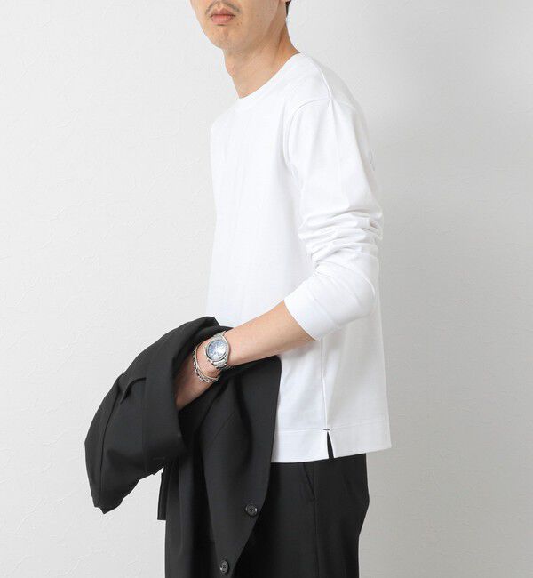 NOLLEY'S goodman「《ビジカジ対応》超長綿ハイゲージシルケット ポンチドレスCN ロンT 25AW」|Tシャツ・カットソー|