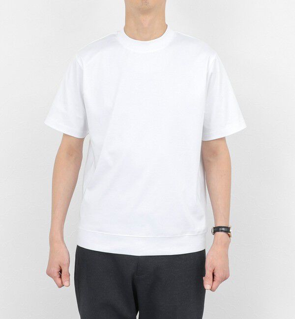 NOLLEY'S goodman「《ビジカジ対応》シルケットスムース クルーネックドレスTシャツ 26SS」|Tシャツ・カットソー|