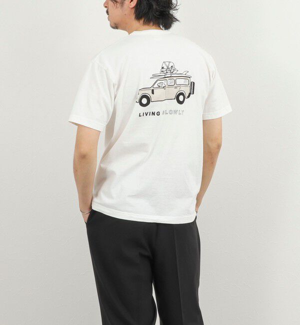 NOLLEY'S goodman「別注 SLOWLY WAGON バックプリントTシャツ 26SS」|Tシャツ・カットソー|