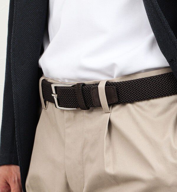 NOLLEY'S goodman「【Saddler's/サドラーズ】別注イントレチャート35mm幅」|ベルト|ブラウン