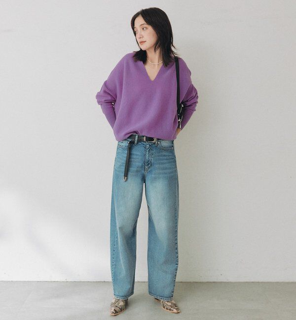  「ウール100NEWバックボリュームニット」|ニット・セーター|