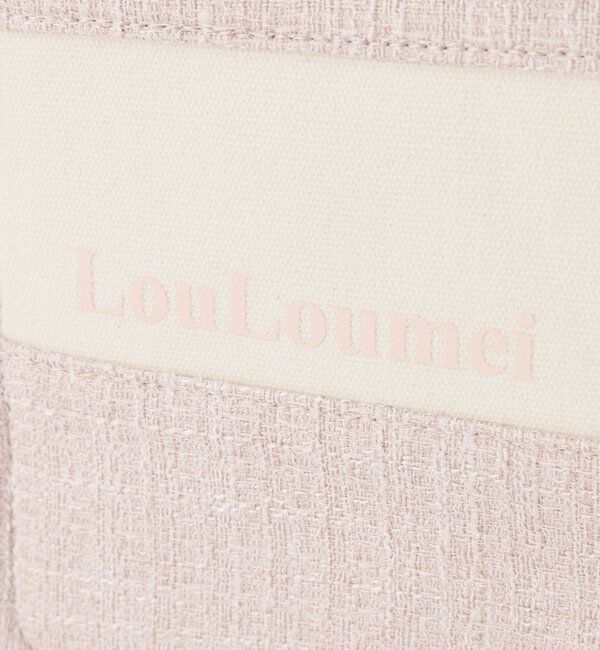 one after another NICE CLAUP「【LouLoumei】スカーフ付きツイードミニトート/ショルダー付き」|その他|