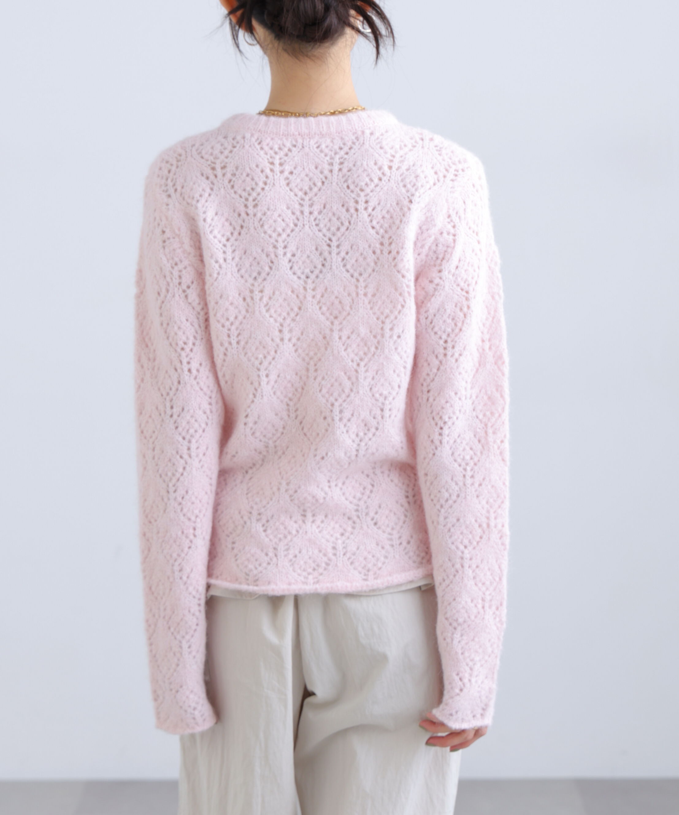  「透かし編みニット」|ニット・セーター|