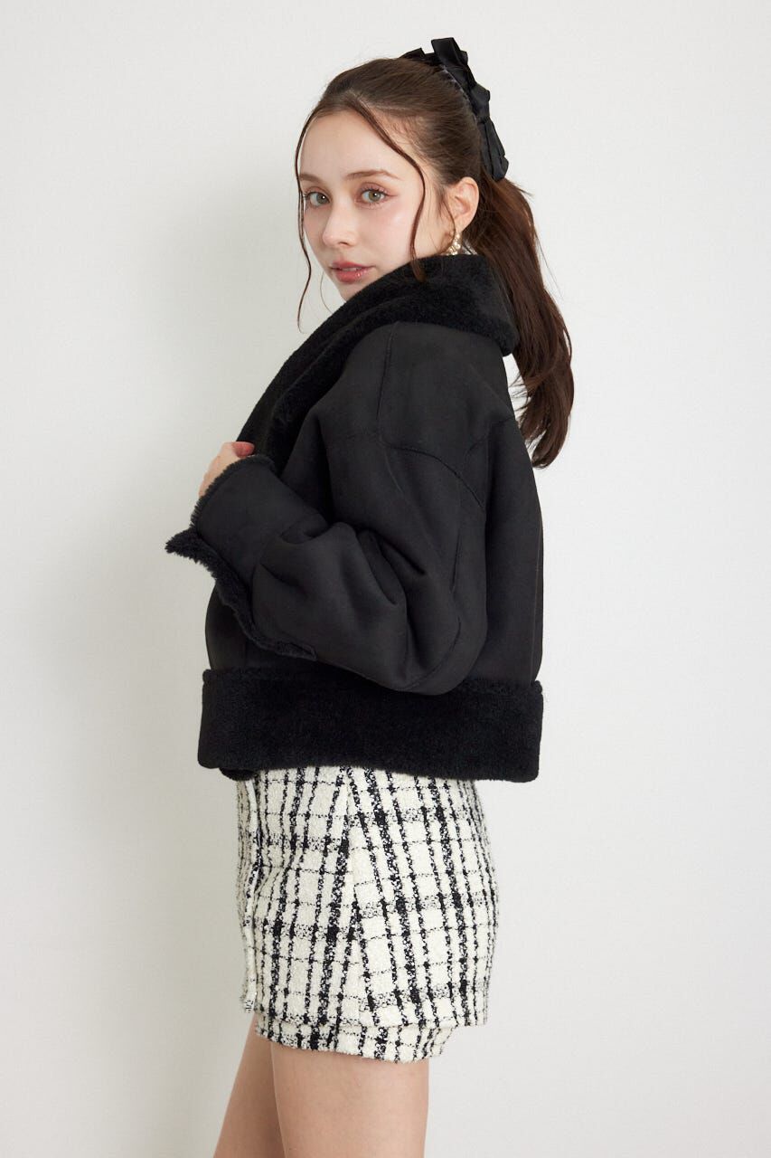 rienda「リバーシブルフェイクムートンジャケット」|その他|