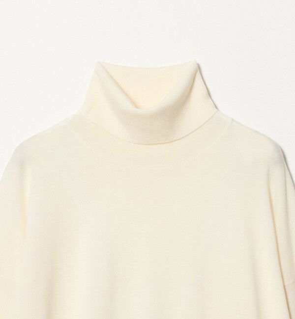 UNITED ARROWS「18G ウール タートルネック ニット ‐ウォッシャブル‐」|ニット・セーター|