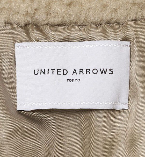 UNITED ARROWS「ボア ステンカラー ミドルコート」|ステンカラーコート|