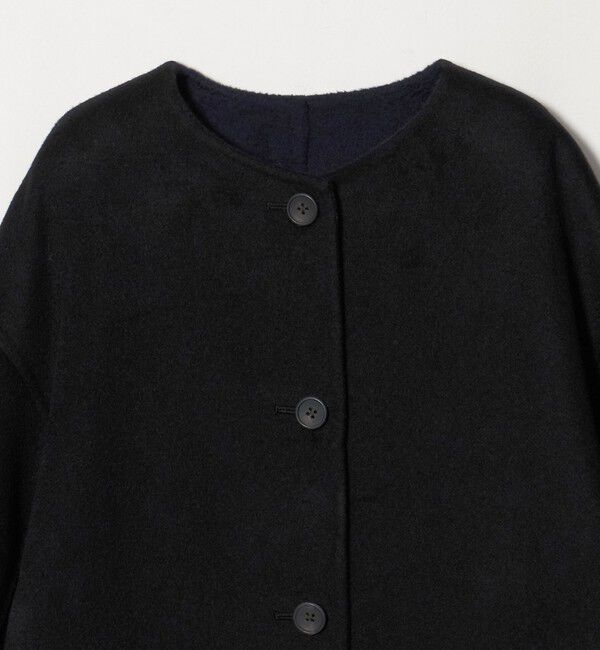 UNITED ARROWS「リバー ノーカラーコート」|ノーカラーコート|