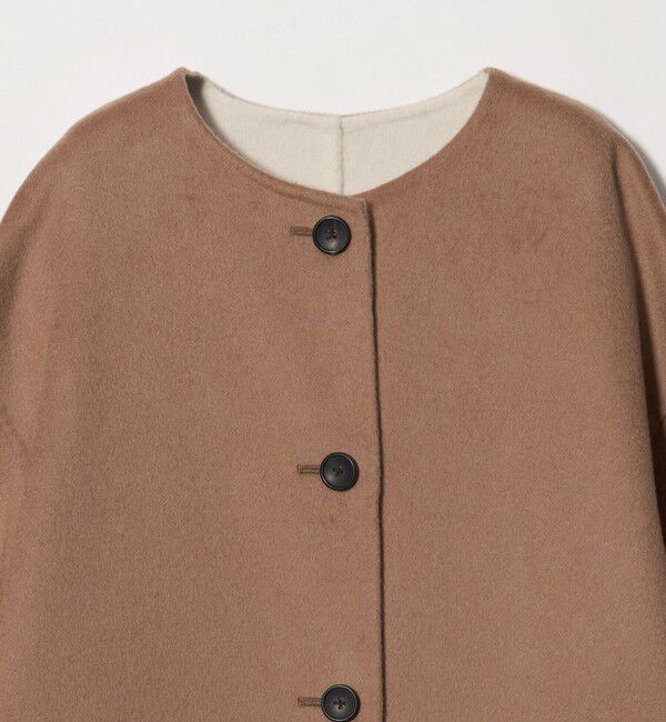UNITED ARROWS「リバー ノーカラーコート」|ノーカラーコート|