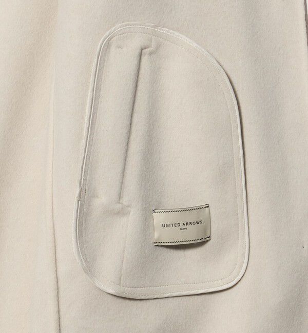 UNITED ARROWS「リバー ノーカラーコート」|ノーカラーコート|