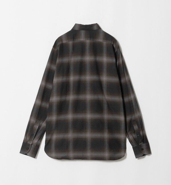 UNITED ARROWS「＜GUY ROVER＞オンブレチェック ワンピースカラー シャツ」|シャツ・ブラウス|