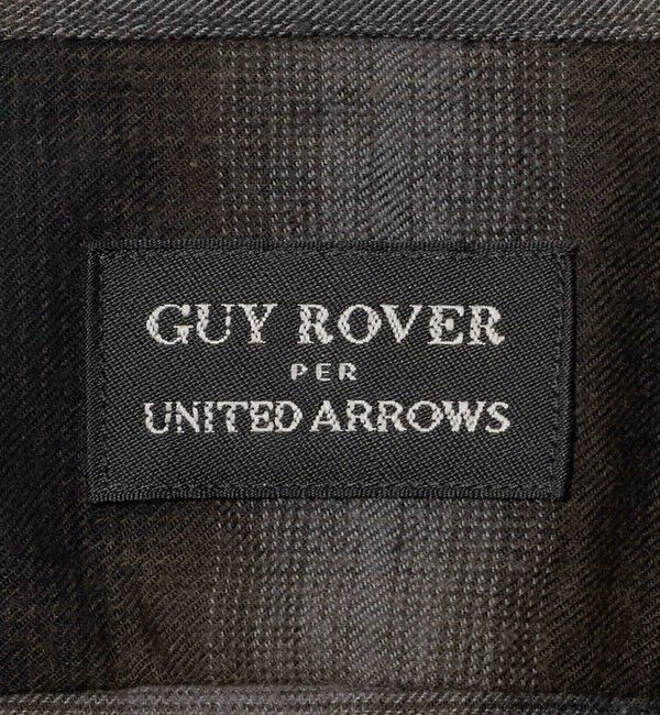 UNITED ARROWS「＜GUY ROVER＞オンブレチェック ワンピースカラー シャツ」|シャツ・ブラウス|
