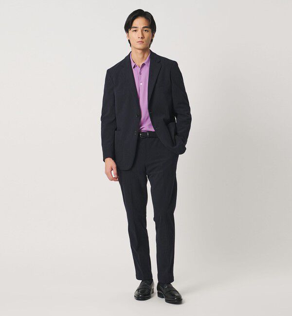 UNITED ARROWS「ライト コーデュロイ ノープリーツ パンツ UA COZY ウォッシャブル ヨコストレッチ」|スラックス|