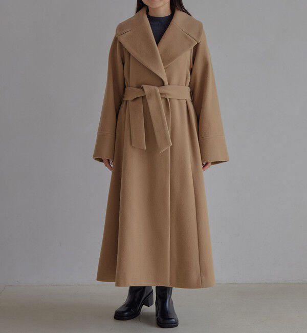 EMMEL REFINES「＜EMMEL REFINES＞EM ベルテッド フレア ロングコート」|その他|