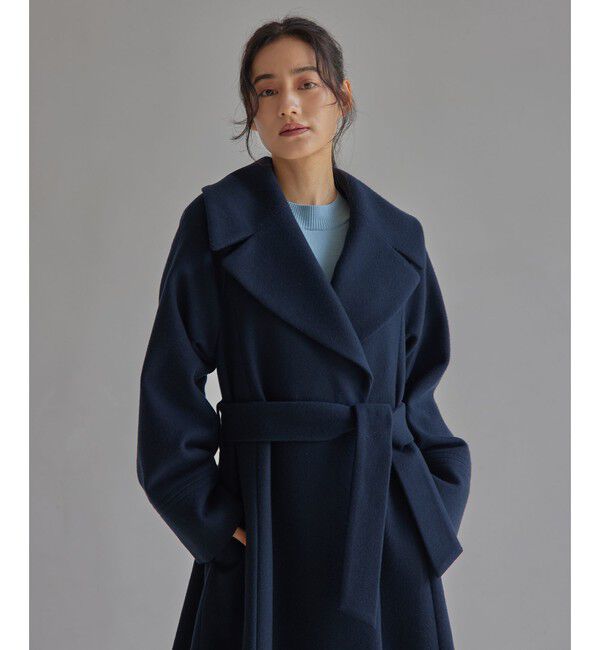 EMMEL REFINES「＜EMMEL REFINES＞EM ベルテッド フレア ロングコート」|その他|