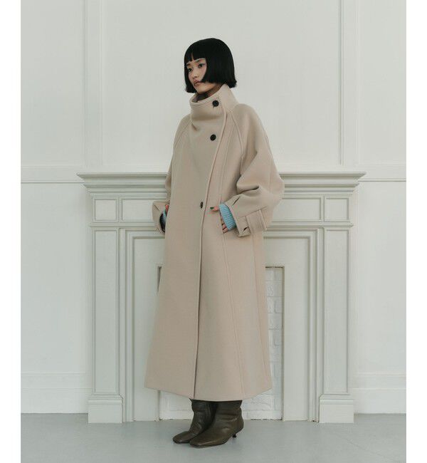 EMMEL REFINES「＜EMMEL REFINES＞EM スタンドネック ロングコート」|その他|