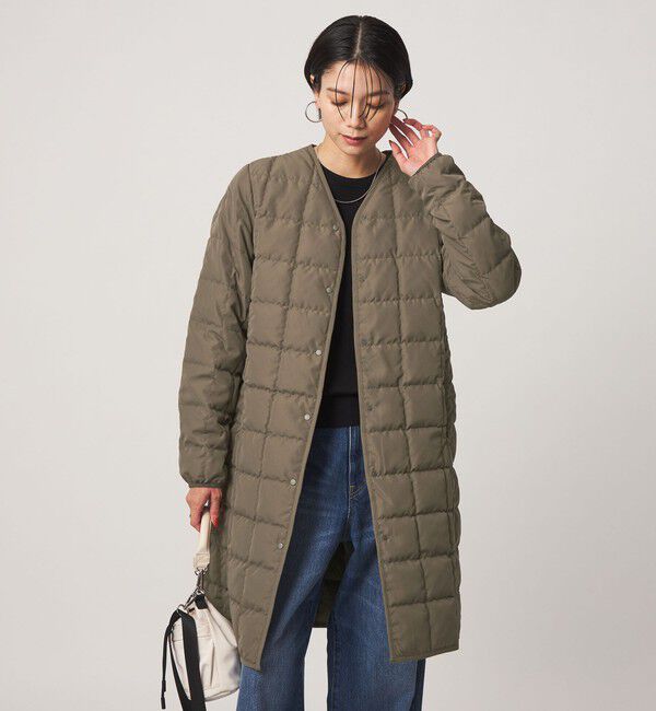 UNITED ARROWS green label relaxing「【別注】＜TAION＞ ボタン ロング ダウン」|ダウン|MOCA