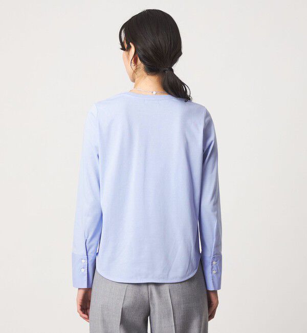 UNITED ARROWS green label relaxing「ドッキング カフス ロングスリーブ プルオーバー カットソー」|Tシャツ・カットソー|