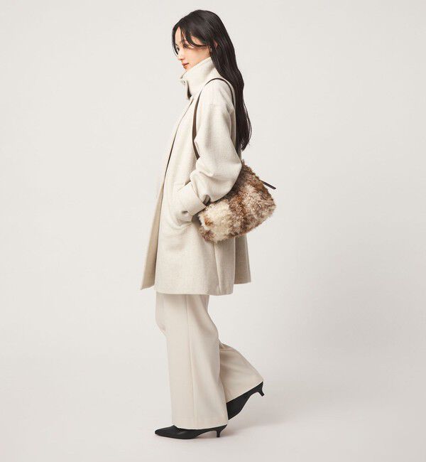 UNITED ARROWS green label relaxing「サイドオープン フェイクファー ショルダーバッグ」|ショルダー・メッセンジャー|