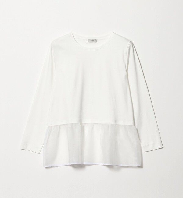 UNITED ARROWS green label relaxing「スソ チュール プルオーバー カットソー」|Tシャツ・カットソー|
