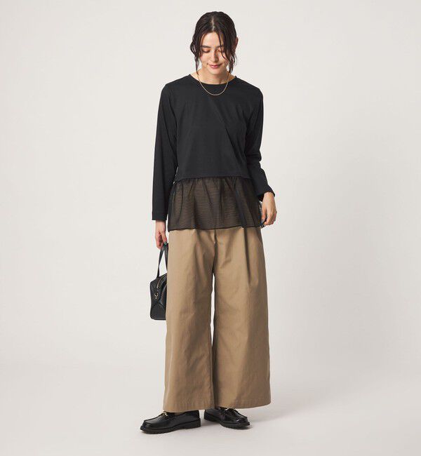 UNITED ARROWS green label relaxing「スソ チュール プルオーバー カットソー」|Tシャツ・カットソー|