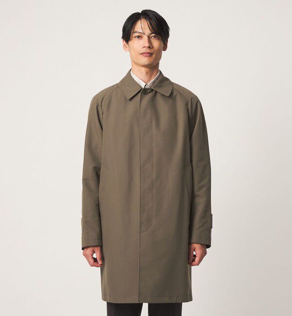UNITED ARROWS green label relaxing「A+ ポリエステル ミノテック 2WAY バルカラー ステンカラーコート -撥水・防風・保温-」|ステンカラーコート|