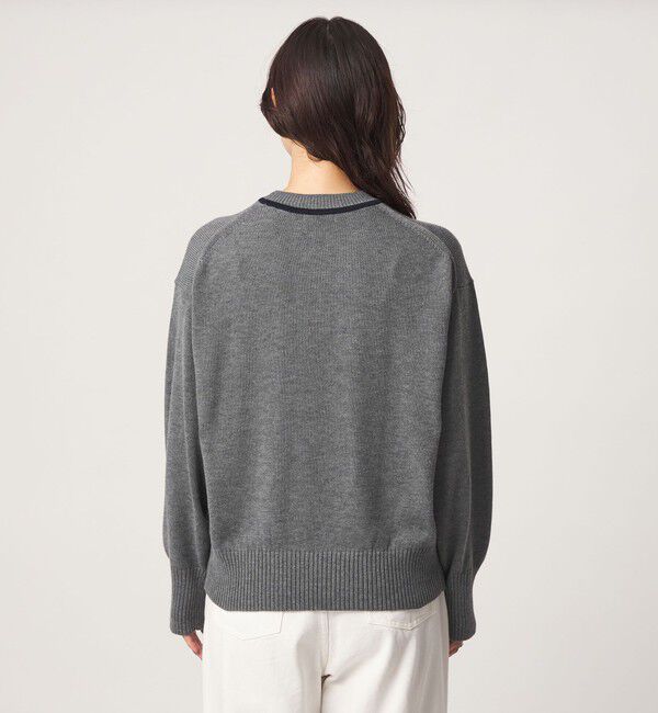 UNITED ARROWS green label relaxing「ロゴ ニット プルオーバー」|ニット・セーター|