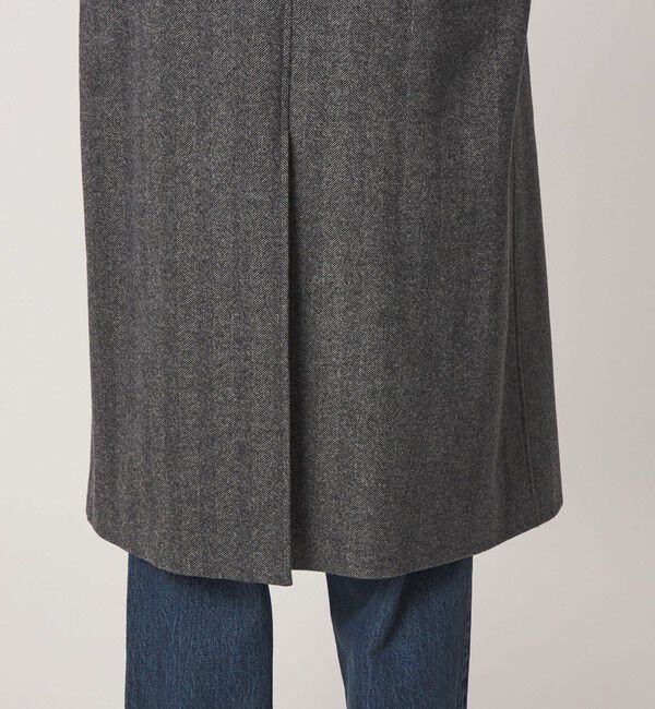 UNITED ARROWS green label relaxing「FINE BASIC ウール ツイード ステンカラー コート」|ステンカラーコート|