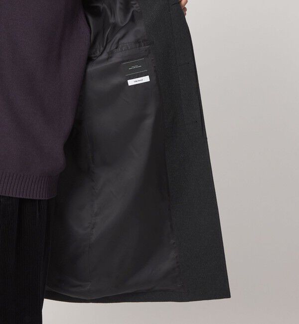 UNITED ARROWS green label relaxing「FINE BASIC ウール ツイード ステンカラー コート」|ステンカラーコート|