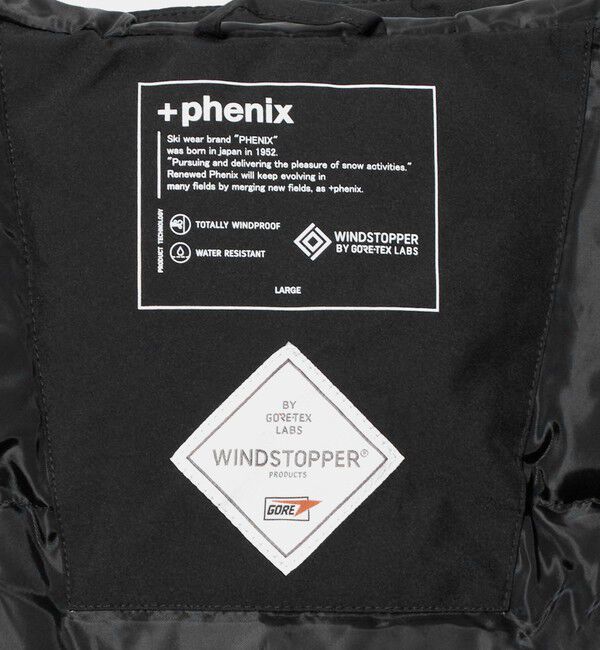 UNITED ARROWS green label relaxing「【別注】＜+phenix＞フード ダウン ブルゾン」|ダウン|