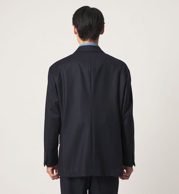 UNITED ARROWS green label relaxing「GLR CLOTH フラノ ダブルブレスト 6B R/RG セットアップジャケット」|テーラードジャケット|