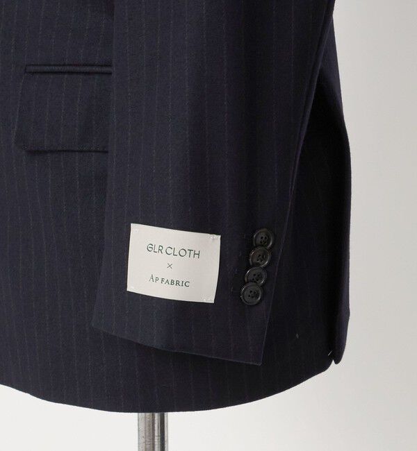 UNITED ARROWS green label relaxing「GLR CLOTH フラノ ダブルブレスト 6B R/RG セットアップジャケット」|テーラードジャケット|