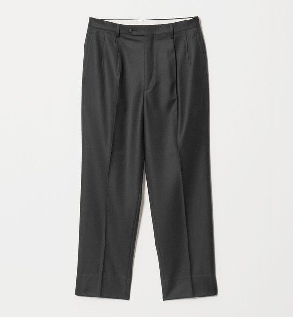 UNITED ARROWS green label relaxing「GLR CLOTH フラノ RLX/RG 2プリーツ スラックス セットアップパンツ」|スラックス|