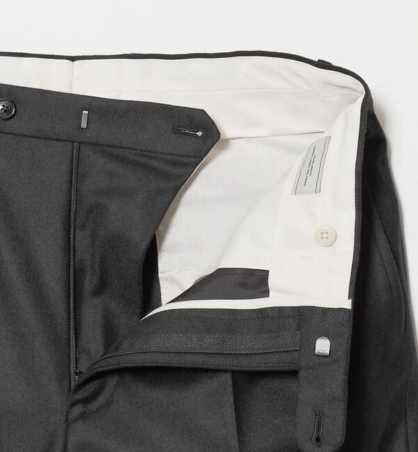 UNITED ARROWS green label relaxing「GLR CLOTH フラノ RLX/RG 2プリーツ スラックス セットアップパンツ」|スラックス|
