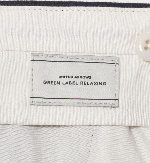 UNITED ARROWS green label relaxing「GLR CLOTH フラノ RLX/RG 2プリーツ スラックス セットアップパンツ」|スラックス|