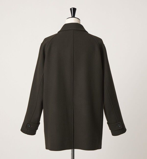 UNITED ARROWS green label relaxing「ウール ナイロン ショート バルカラーコート ステンカラーコート」|ステンカラーコート|