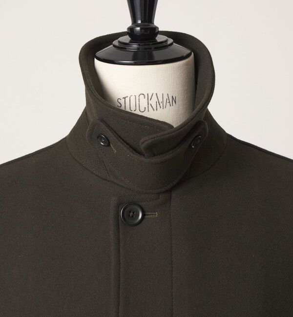 UNITED ARROWS green label relaxing「ウール ナイロン ショート バルカラーコート ステンカラーコート」|ステンカラーコート|