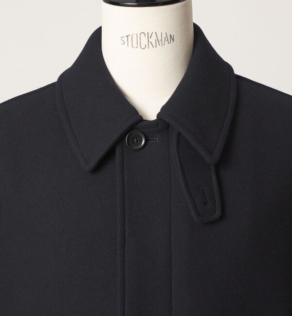 UNITED ARROWS green label relaxing「ウール ナイロン ショート バルカラーコート ステンカラーコート」|ステンカラーコート|