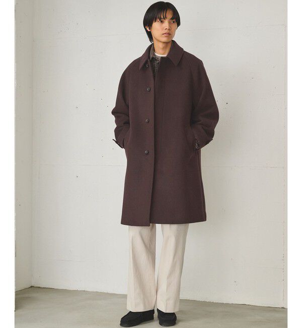 UNITED ARROWS green label relaxing「SENTDALE WOOL ステンカラーコート」|ステンカラーコート|