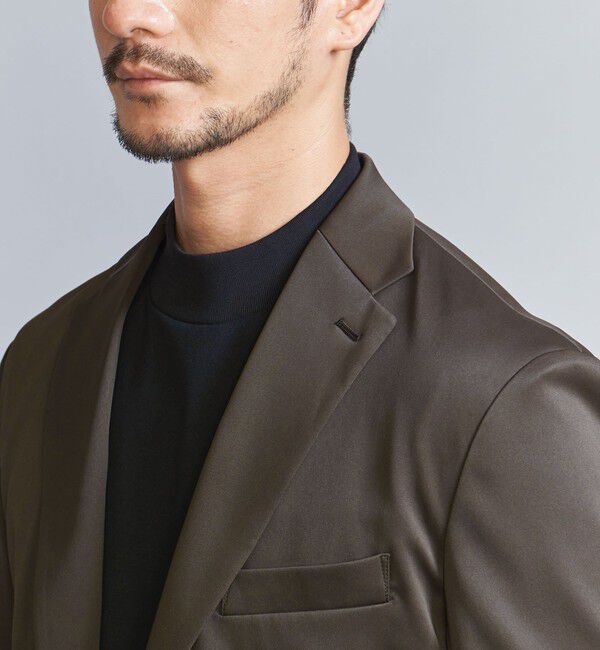 BEAUTY&YOUTH UNITED ARROWS「【WEB限定 WARDROBE SMART】クリア ガスコットン モックネック カットソー【抗菌・防臭】」|Tシャツ・カットソー|