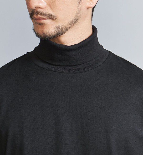 BEAUTY&YOUTH UNITED ARROWS「【WEB限定 WARDROBE SMART】 クリア ガスコットン タートルネック カットソー【抗菌・防臭】」|Tシャツ・カットソー|