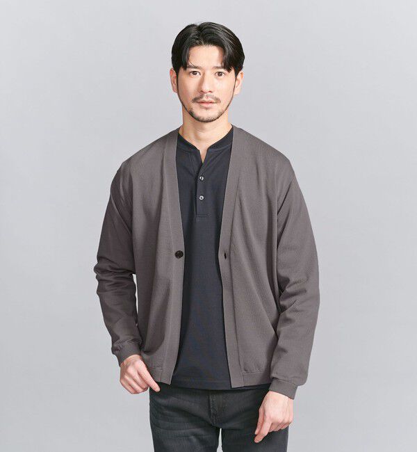 BEAUTY&YOUTH UNITED ARROWS「【WEB限定 WARDROBE SMART】KOUKIN ハイゲージ ニット カーディガン【抗菌・防臭】」|カーディガン|