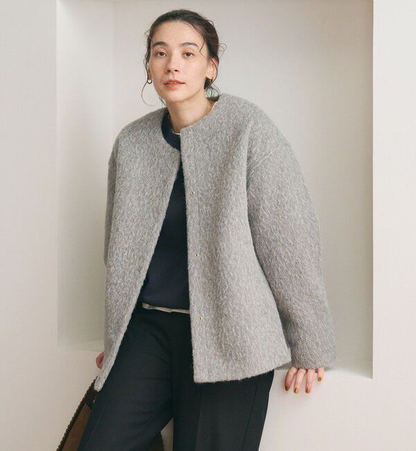 BEAUTY&YOUTH UNITED ARROWS「ブークレ ノーカラーブルゾン」|その他|