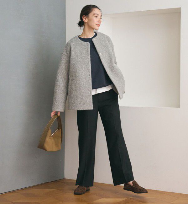 BEAUTY&YOUTH UNITED ARROWS「ブークレ ノーカラーブルゾン」|その他|