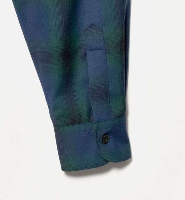 BEAUTY&YOUTH UNITED ARROWS「尾州 ウーステッド チェック レギュラー シャツ GRANDE TAPERD型 ウォッシャブル MADE IN JAPAN」|シャツ・ブラウス|
