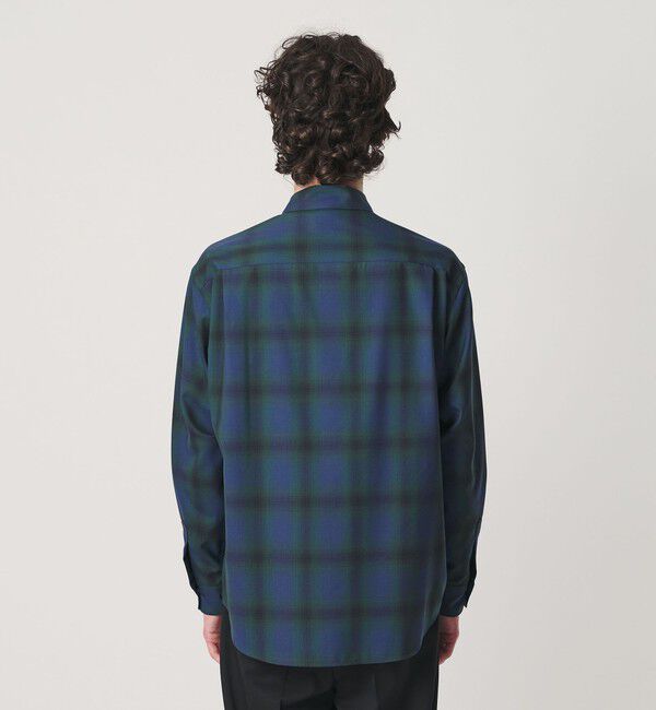 BEAUTY&YOUTH UNITED ARROWS「尾州 ウーステッド チェック レギュラー シャツ GRANDE TAPERD型 ウォッシャブル MADE IN JAPAN」|シャツ・ブラウス|